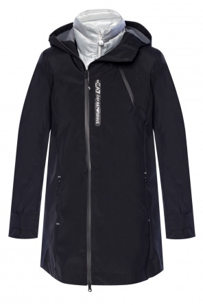 Double-layered jacket with logo, zdjęcie 1 Double-layered jacket with logo od EA7 Emporio Armani